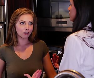 India Summer is curious about Holly Hendrix's tight pussy hole