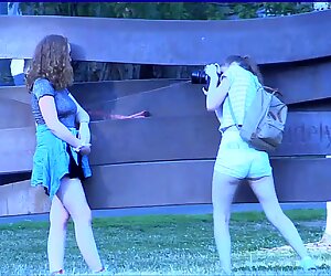 Snipe TV33 *Ep 1 '_Hot Teen Blond in TIGHT shorts riding up her bum crack'_