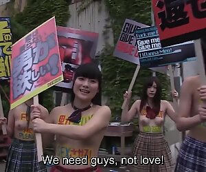 Schoolgirls take charge in the future of Japan
