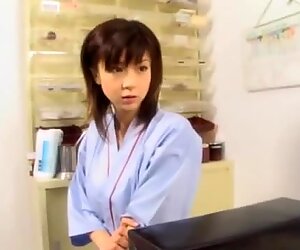 Pretty teen Aki Hoshino visits hospital for check-up