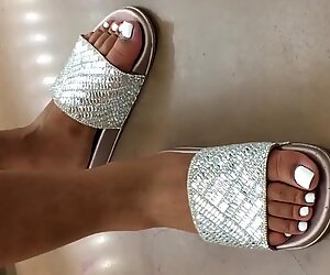 Phat Stripper Azz in Tights and feet 5 (FEET on DICK!!)