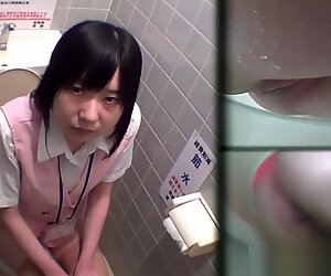 Asians filmed pissing