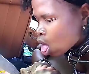 African backseat fuck lesson