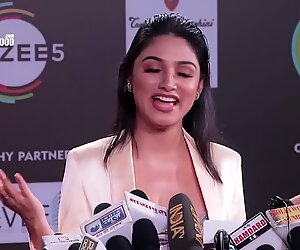 desi hot, local actress with visible nipple on the red carpet