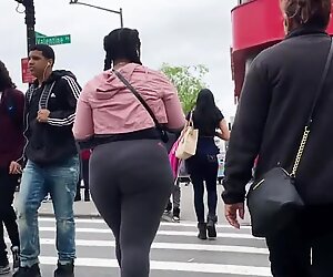 Leggings, bbw spandex, black bbw