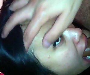 Filipina deepthroat sucking tool &rev paintballs