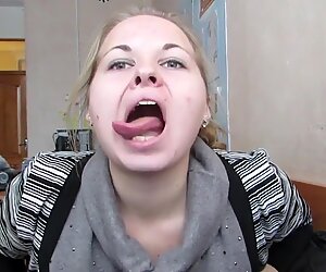 Lips Methods, Deepthroat, Spittle, Tonsils, Svetlana 20