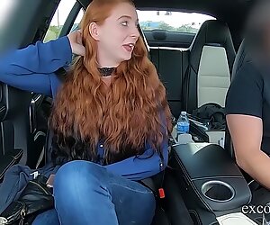 Fiery Ginger has Homevideos & a Dick in her AssReport this video