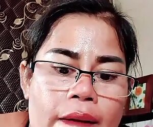 Asian Mom Gets Horny And Strips