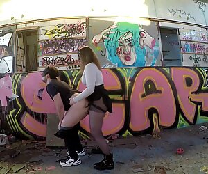 I Dominate my Husband in an Abandoned Pool