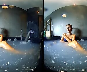 VRpussyVision.com - Wet finger games in the whirlpool Part 3