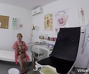 busty granny gets pov fucked by her doctor