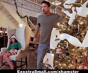 ExxxtraSmall - Petite Asian Elf Fucked Hard By Santa