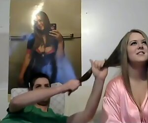 Silky Hair Pulling and Brushing, Long Hair, Hair