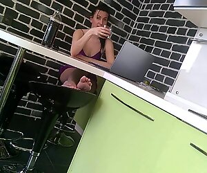 Mom Talks a Lot and Pisses a Lot. you will look at her Legs GinnaGg