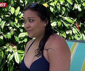 LETSDOEIT - Chubby French Amateur Teen Fucked By Daddy