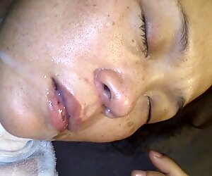 A dream of my Japanese woman 2. I come in her face