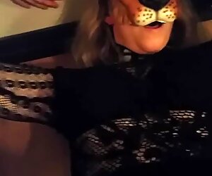 Swedish liongirl shaves her hairy pussy