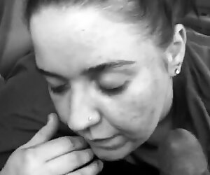 Thot Giving Head in Car while her Daughter and BF in the House Sleep
