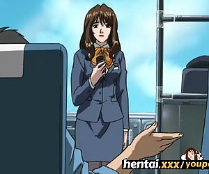 Cute tour guide learns about gangbang - Hentai.xxx