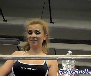 Busty euro beauties love to wrestle