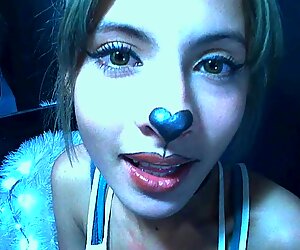 Valentina Castiblanco - Blonde latina, cute face and mouth teaser