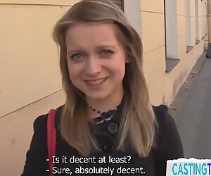 POV drilled casting amateur getting fucked
