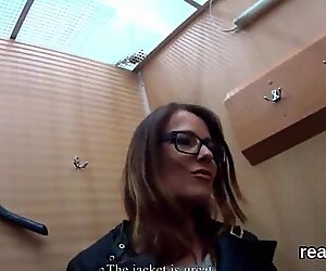 Ravishing czech kitten gets seduced in the mall and banged in pov