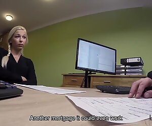 LOAN4K. Sex casting is performed in loan office by naughty agent