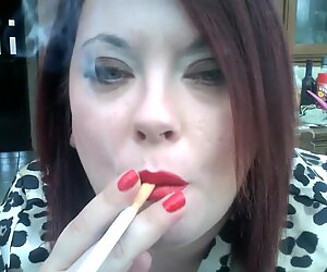 BBW Tina Smokes & Wants You To Cum! - JOI Mistress Fetish