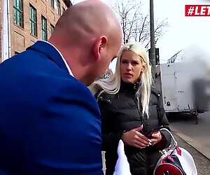 LETSDOEIT Lucky Guy Van Sex With Hot MILF Blanche Bradburry