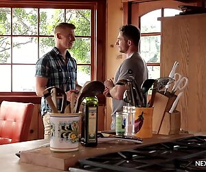 After ass kissing in the room gay guy Markie More is ready for anal sex