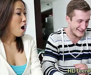 Asian teenager creampie