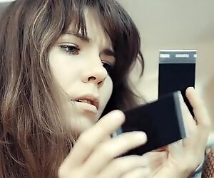 TRASH - skinny petite hairy brunette softcore