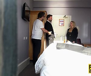 swalloed out fetish sub gets banged and jizzed