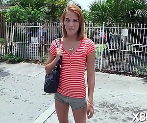 Hottie stuffs mouth with a huge wang in a team fuck bus