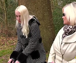 Two blonde lesbian ladies enjoying pussy licking