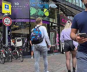 Voyeur pantyhose legs