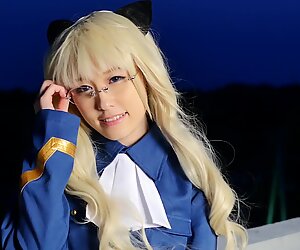 japanese teenager costume play masturbation PART 1 @factory 1080p